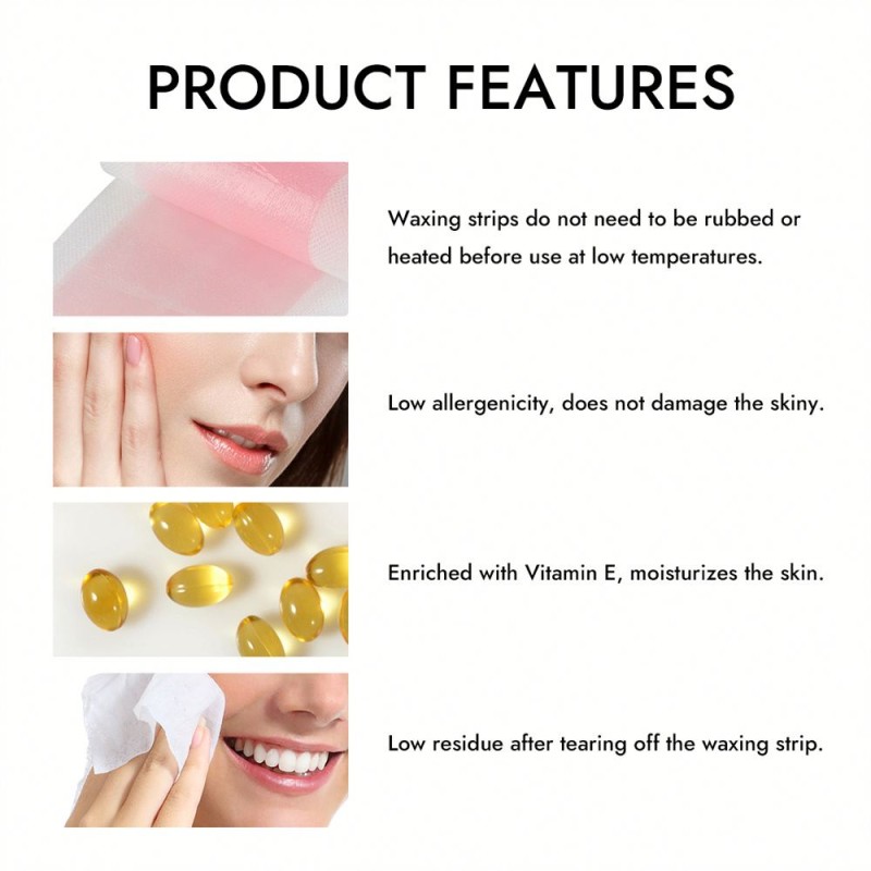 Cold Wax Strip Supplier - New Design Double Size Quick for Sensitive Skin