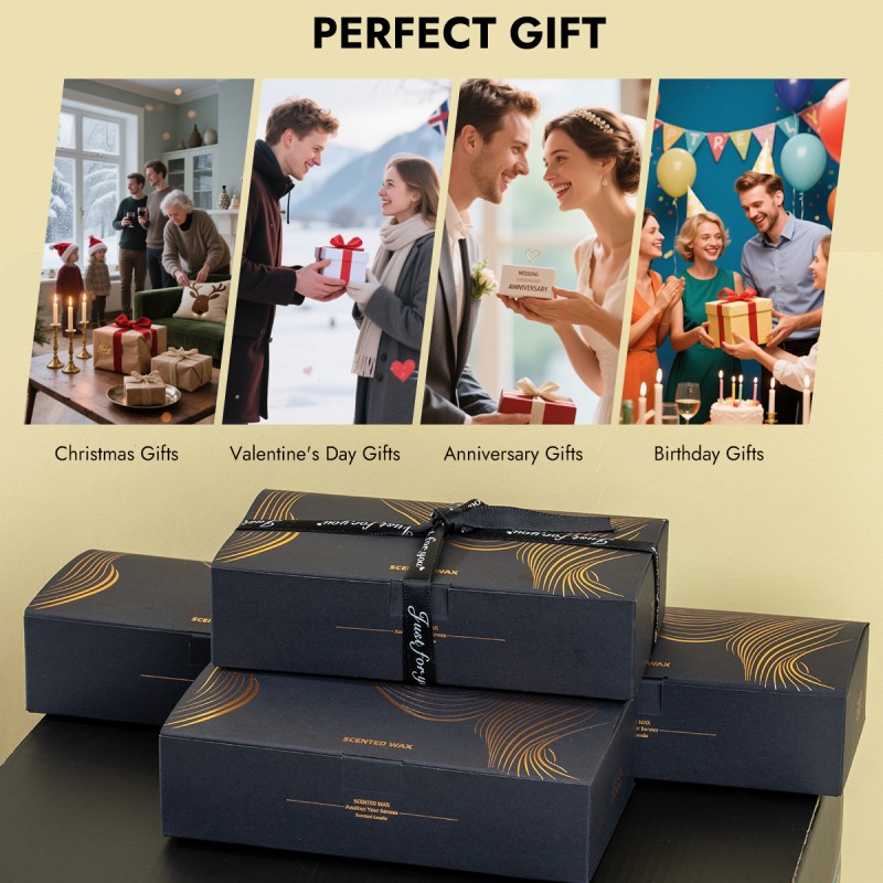 DIY Candle Kit Factory - Personalized Good Quality Soy Wax Beans Christmas Set