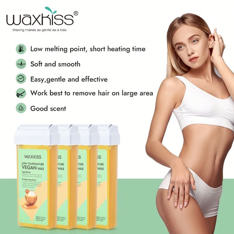 Roll on Wax Cartridge Factory - Private Label 100ml Honey Soft for Hand and Feet