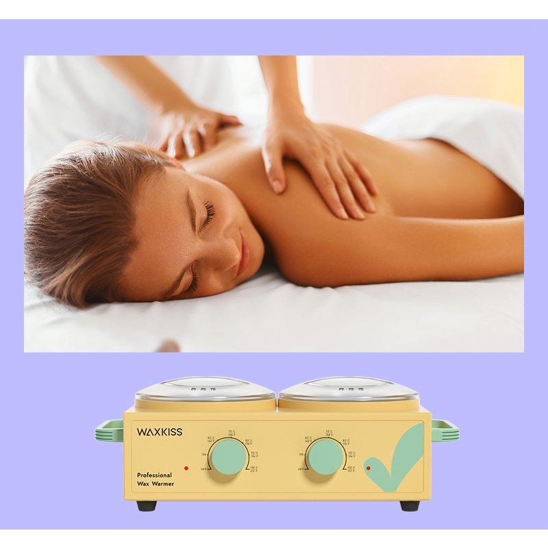 Double Wax Heater Manufacturer - 500ml*2 Wholesale Depilatory Paraffin Melt