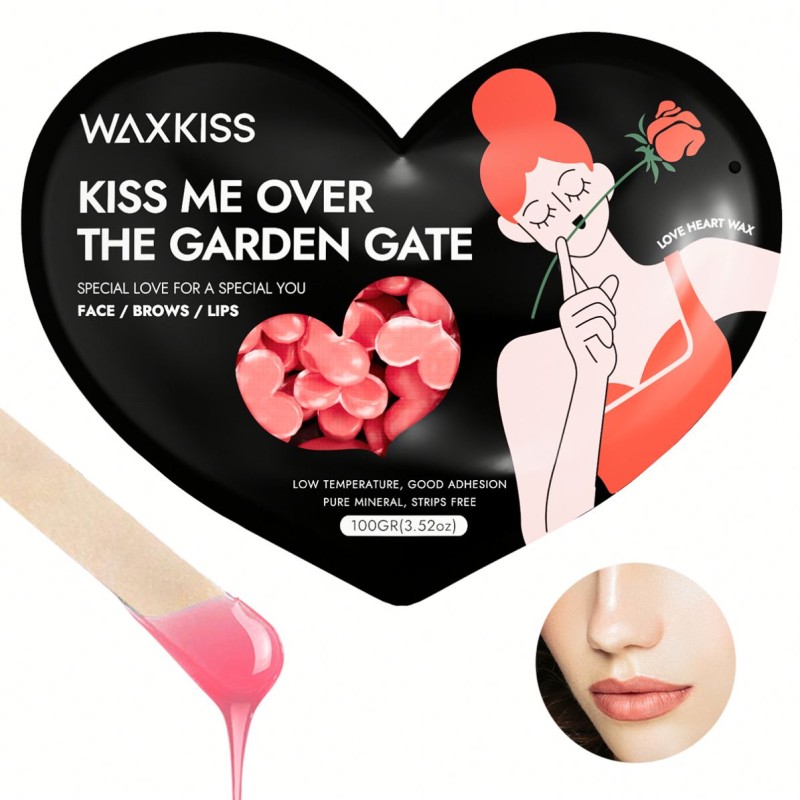 Hard Wax Bean Supplier - WAXKISS 100g Painless Customize Lavender Rose Love