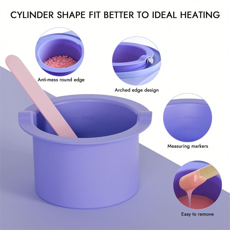 Silicone Wax Pot Factory - Customize Color 450ml Replacement Reusable Heat Resisting