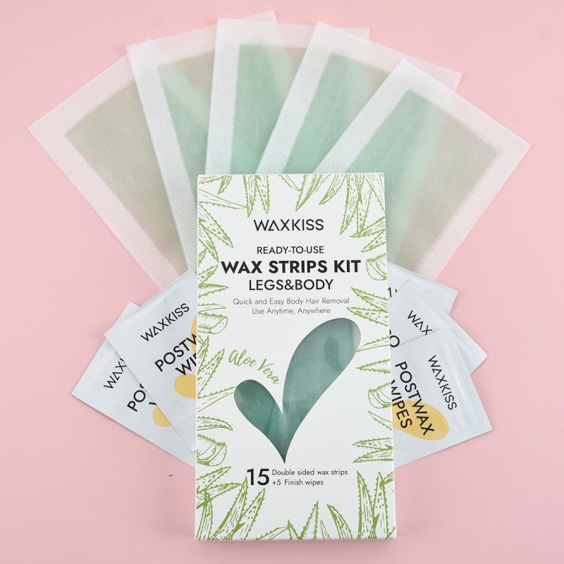 Wax Strips Kit Manufacturer - WAXKISS New Arrival Rose Cold Wholesale for Bikini