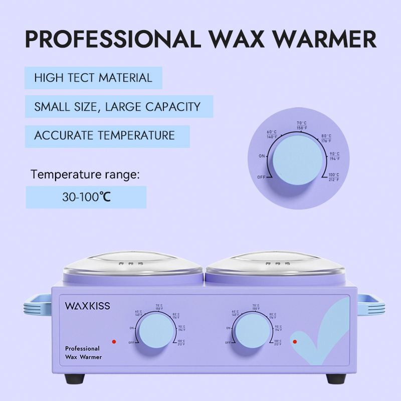 Double Wax Heater Manufacturer - 500ml*2 Wholesale Depilatory Paraffin Melt