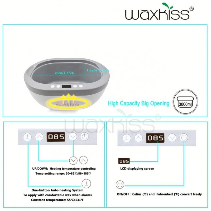 Paraffin Wax Heater Factory - WAXKISS Factory Direct Electronic Spa for Hand Feet