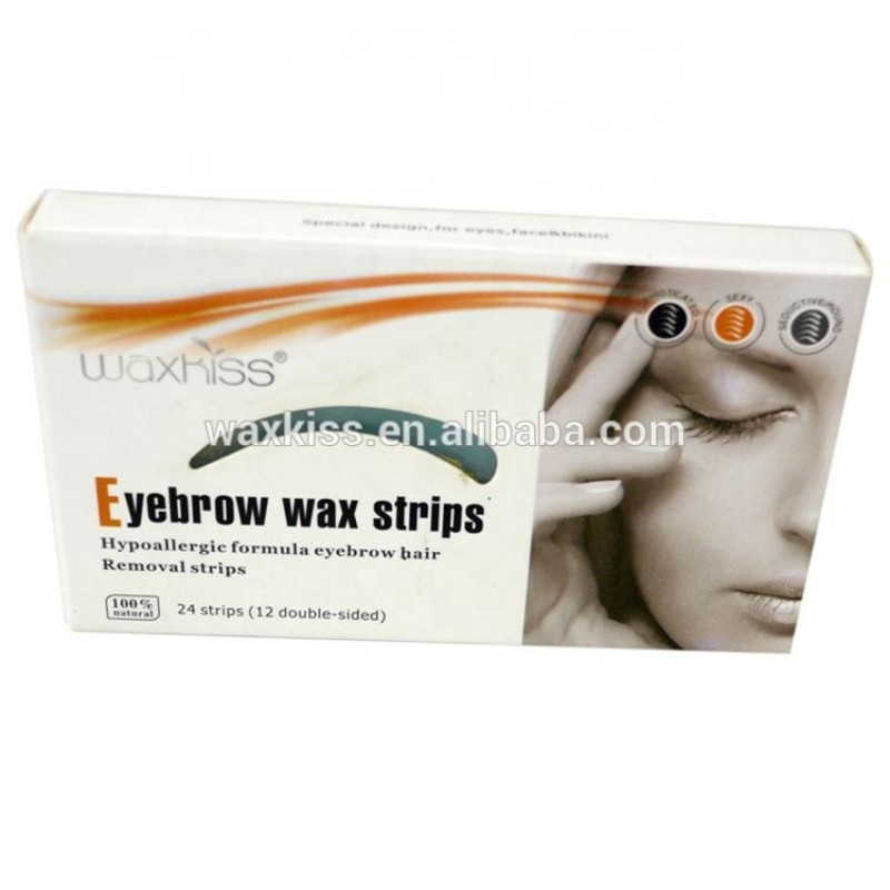 Wax Strips Supplier - 20 Sheets Double Sided Eyebrow Shaped Feature