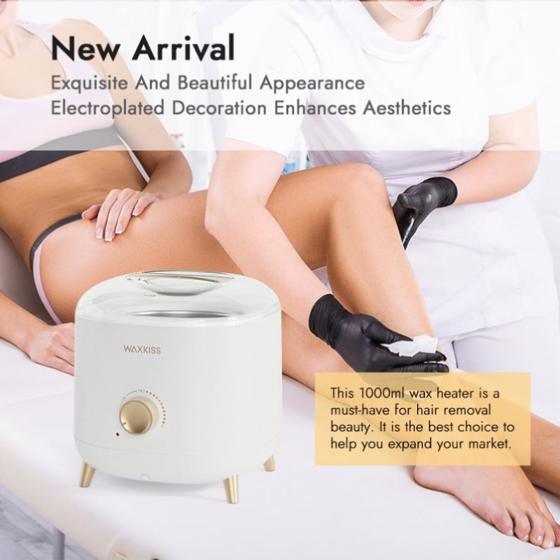 Paraffin Wax Warmer Supplier - Custom Logo 1000ml Volume Portable Soft Wax