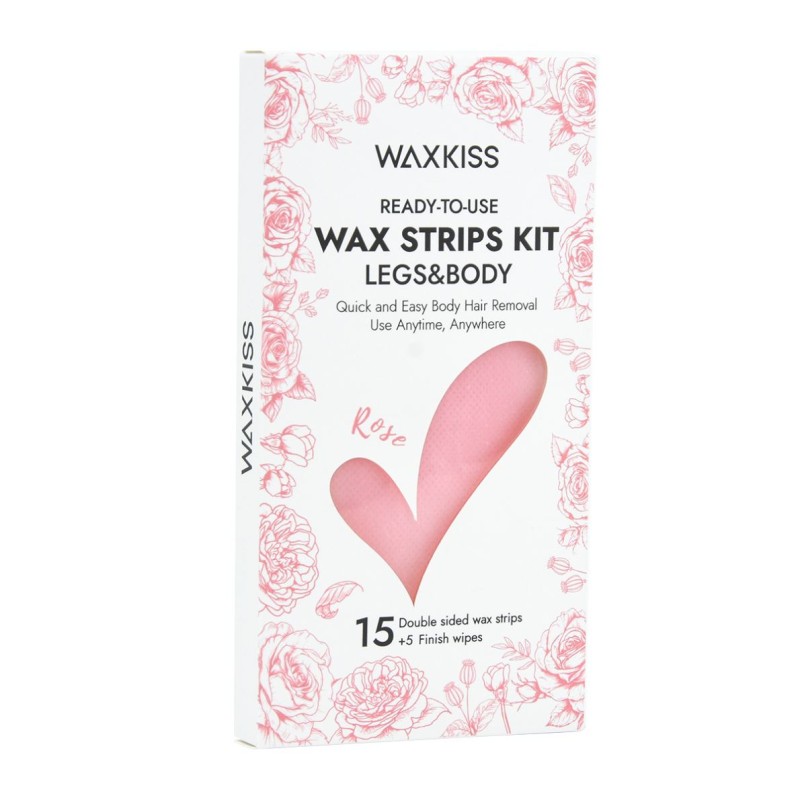 Wax Strips Kit Manufacturer - WAXKISS New Arrival Rose Cold Wholesale for Bikini