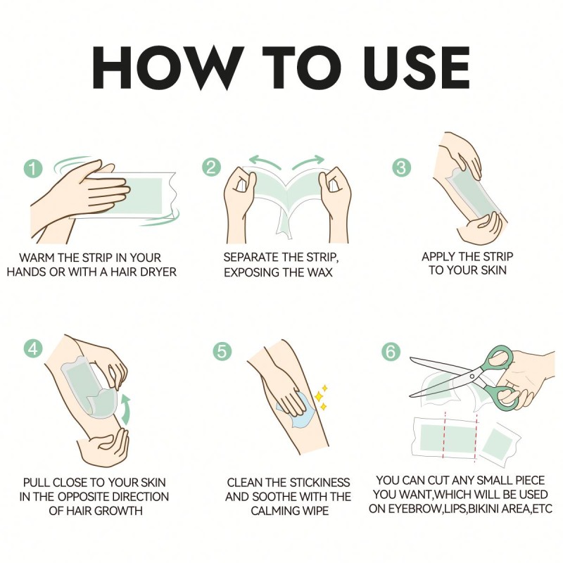 Wax Strips Factory - WAXKISS Best Selling Ready to Use for Legs Body