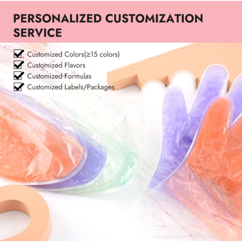 Hand Mask Socks Supplier - Professional 140g Thermochromic Label Special Design