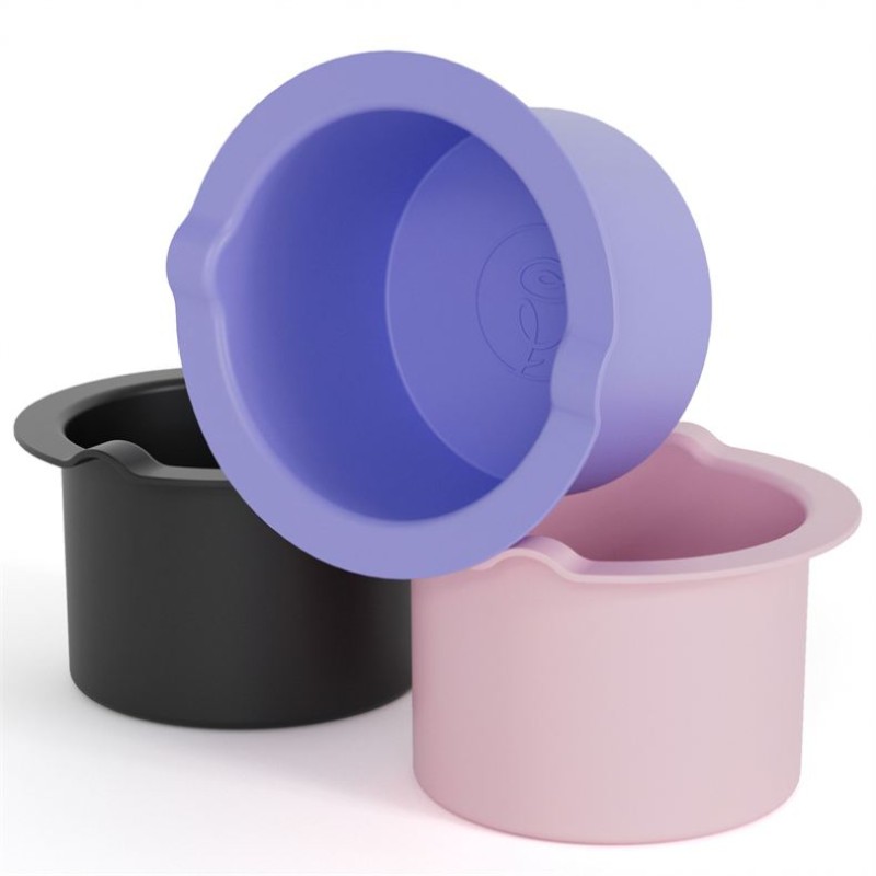 Silicone Pot Manufacturer - Customize Color Pink Reuse 450ml Non Stick Easy