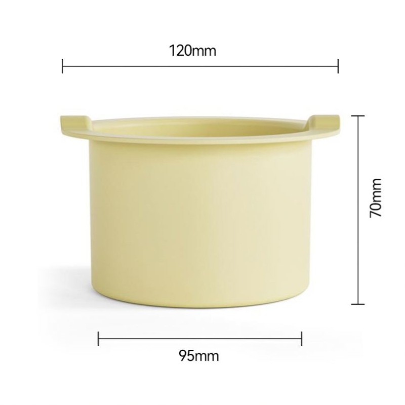 Silicone Pot Manufacturer - Customize Color Pink Reuse 450ml Non Stick Easy