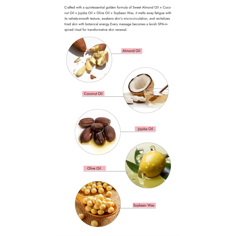 Massage Oil Candle Supplier - Wholesale Luxury Body Coconut Oil with Jars