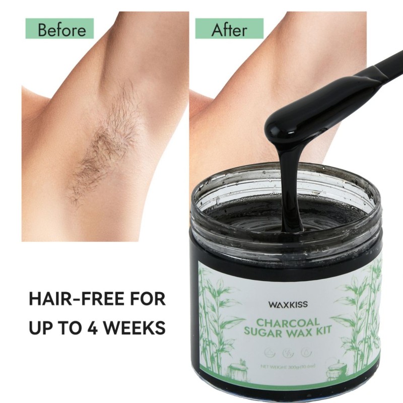 Sugar Wax Kit Manufacturer - Wholesale Supply 300g Charcoal Effective for Body