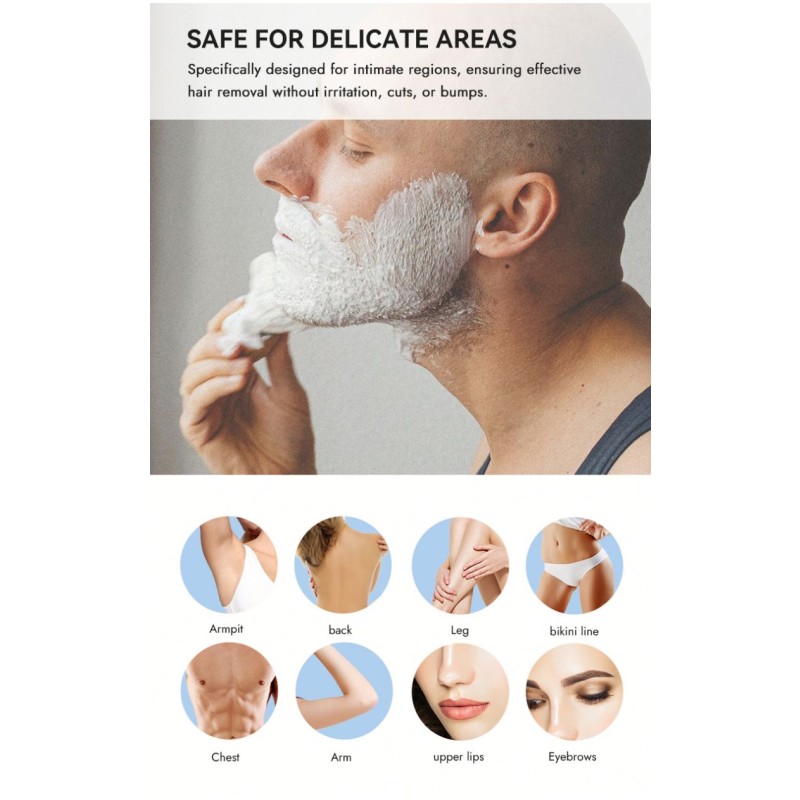 Body Hair Removal Cream Factory - Best Selling 100g 200g Painless Gentle Formula