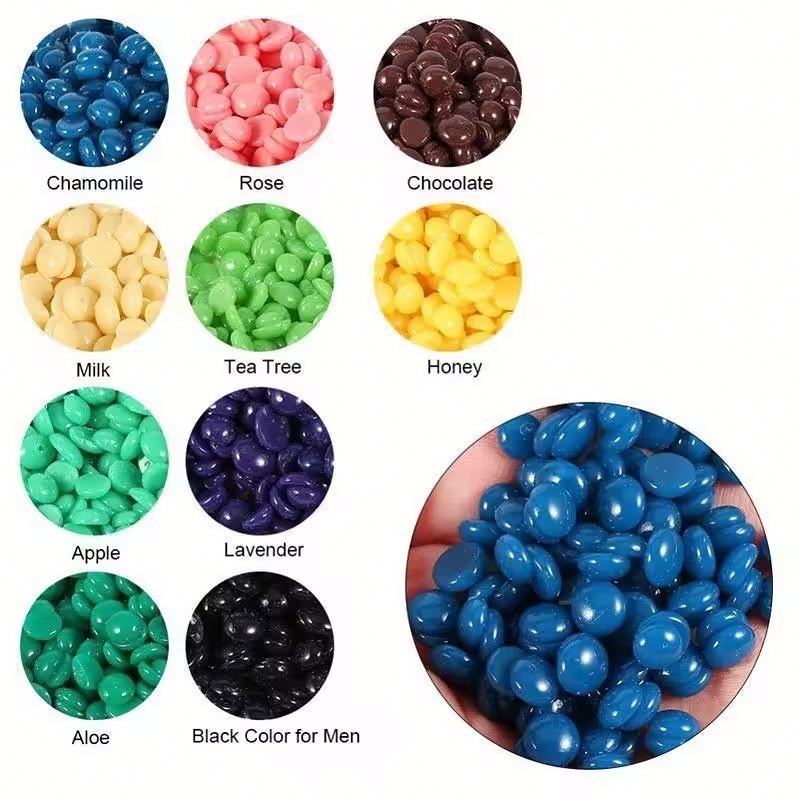 Wax Beads Factory - WAXKISS 100g Hard Wax Bean Lavender Rose for Body