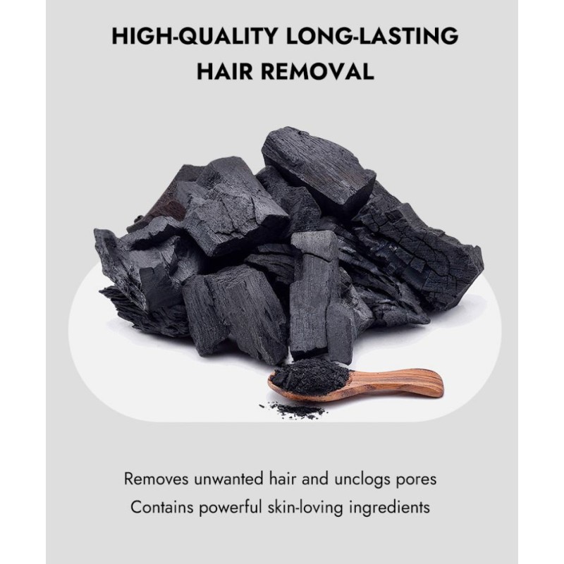 Charcoal Sugar Wax Kit Factory - Customize Flavors 300g for Face Bikini Lines