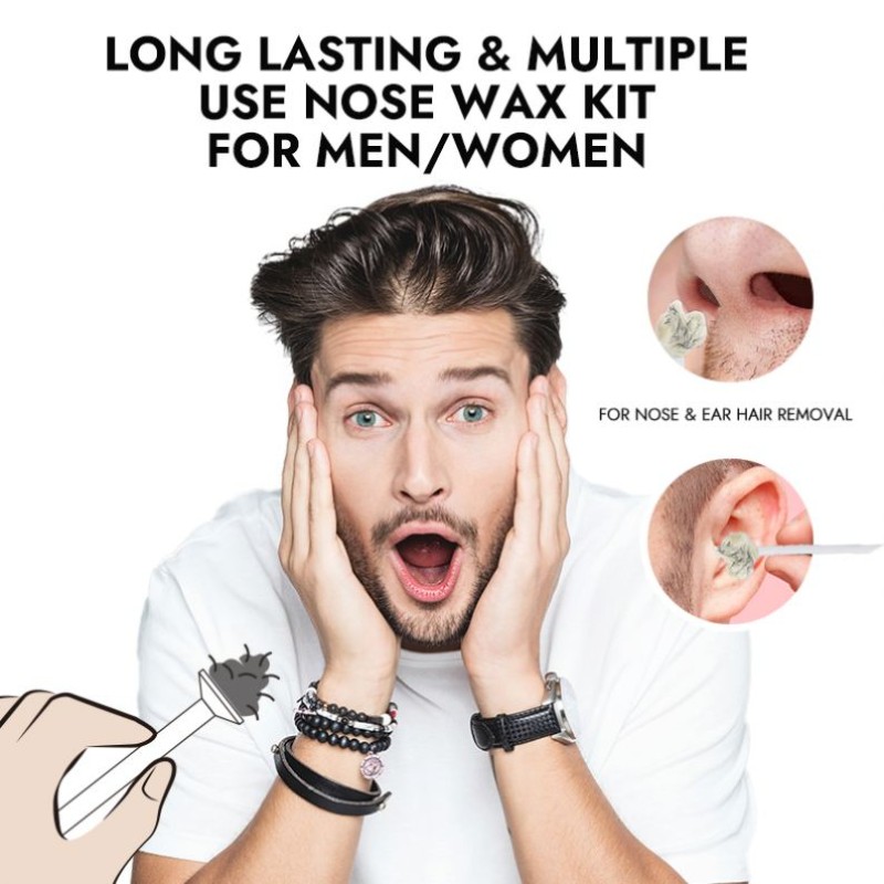 Nose Hair Removal Kit Factory - WAXKISS Painless Nasal Waxing Bean for Nose