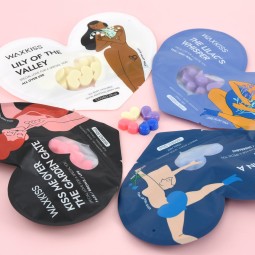 Hard Wax Bean Supplier - WAXKISS 100g Painless Customize Lavender Rose Love