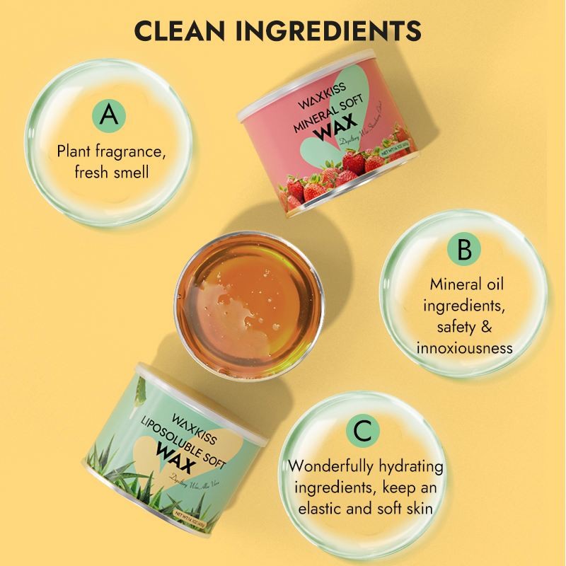 Hair Removal Wax Supplier - Wholesale Strawberry Painless Soft for Body Leg