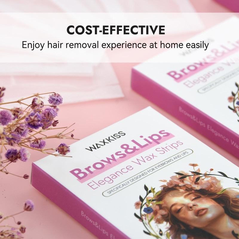 Facial Wax Strips Supplier - WAXKISS Wholesale Painless Easy to Use for Eyebrows