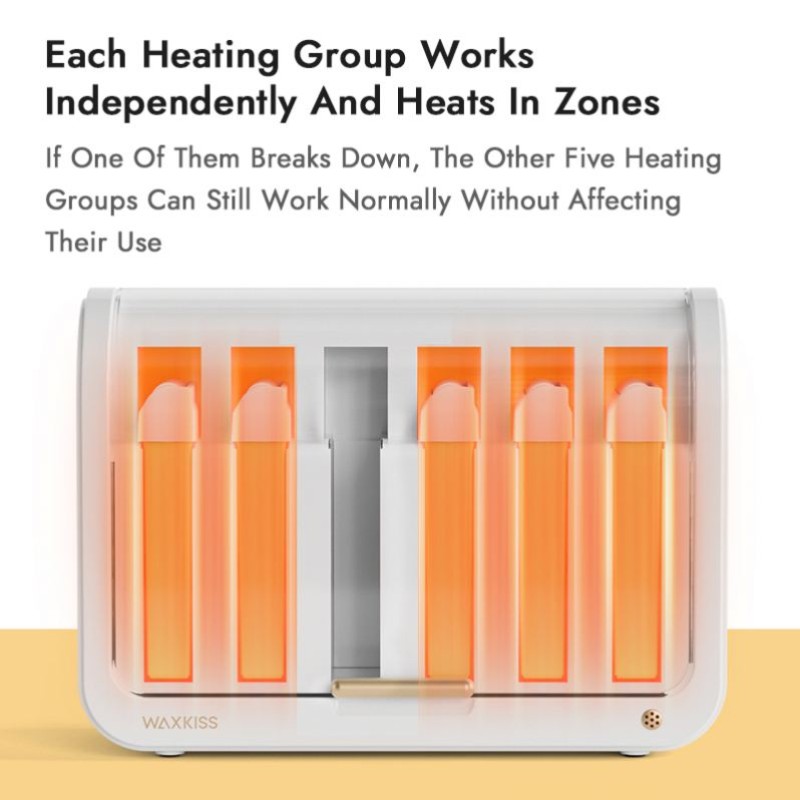 Cartridge Wax Machine Supplier - 100ml *6 Large Capacity 6 in 1 Professional 100W