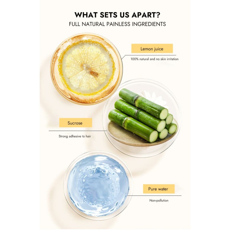 Sugar Paste Wax Supplier - WAXKISS Painless 450g 650g 1300g for Body