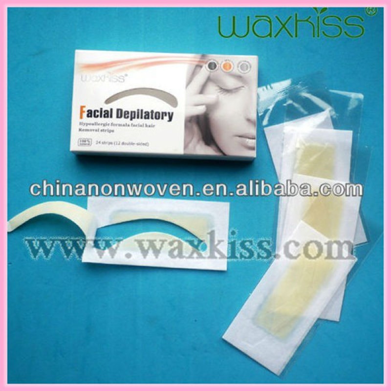 Eyebrow Wax Strip Manufacturer - WAXKISS Effective Ready to Use Depilatory Paper