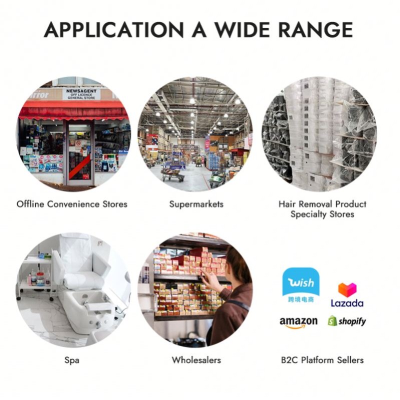 Face Wax Strip Supplier - Customize Logo Effective Ready to Use Cold for Body