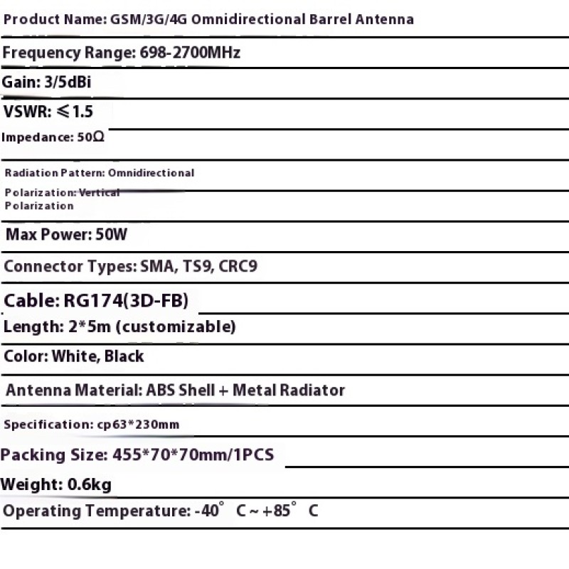 Gun Barrel Antenna Manufacturer - Omni-Directional Outdoor