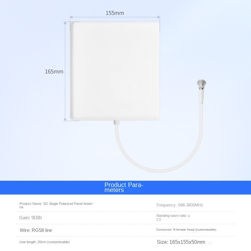 Flat Panel Antenna Manufacturer - Single Polarized 5G
