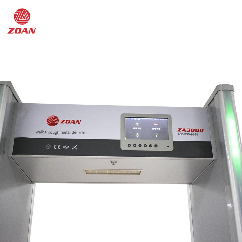 Metal Detector Manufacturer - ZOAN ZA3000 Archway Aluminum