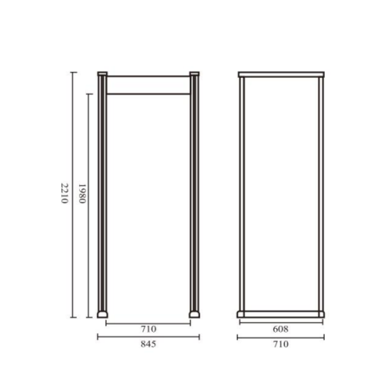 Metal Detector Manufacturer - 18 Zones 5.5-Inch Screen