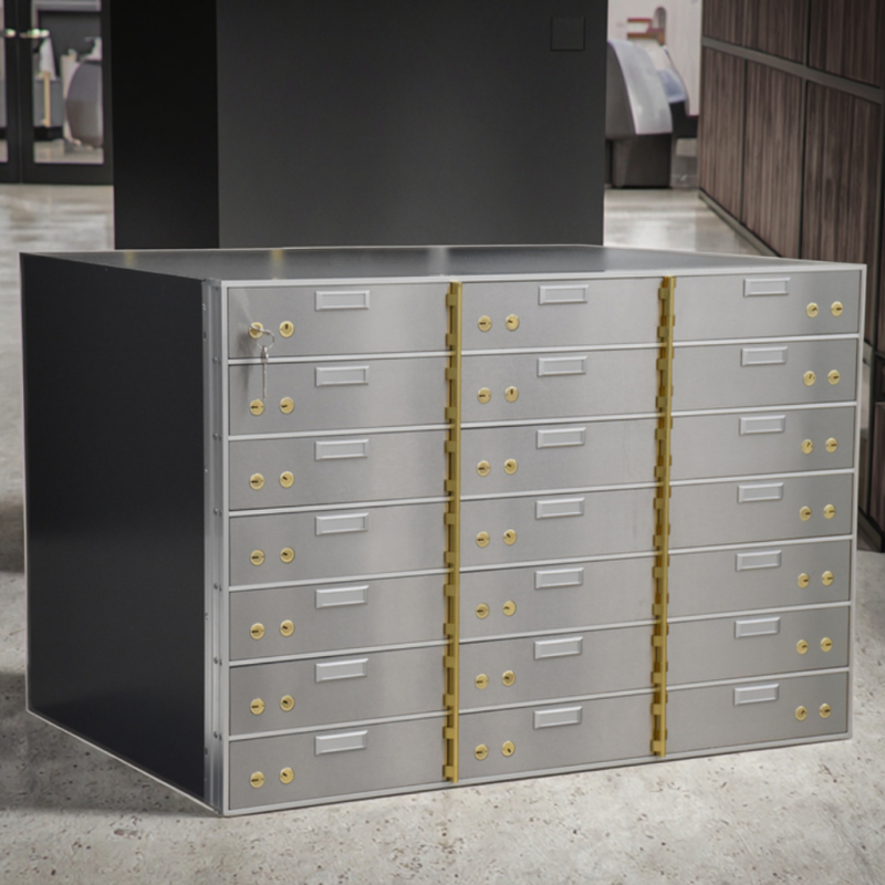 Storage Locker Manufacturer - American Vault Key-Lock External