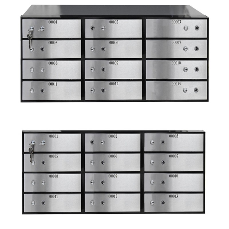 Security Box Manufacturer - Bank Hotel Steel Safety Deposit