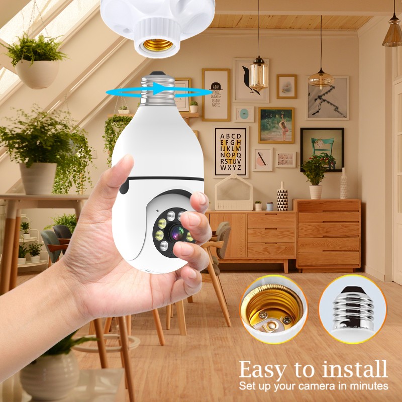 Bulb Camera Manufacturer - 1080P E27 Wireless Light Bulb