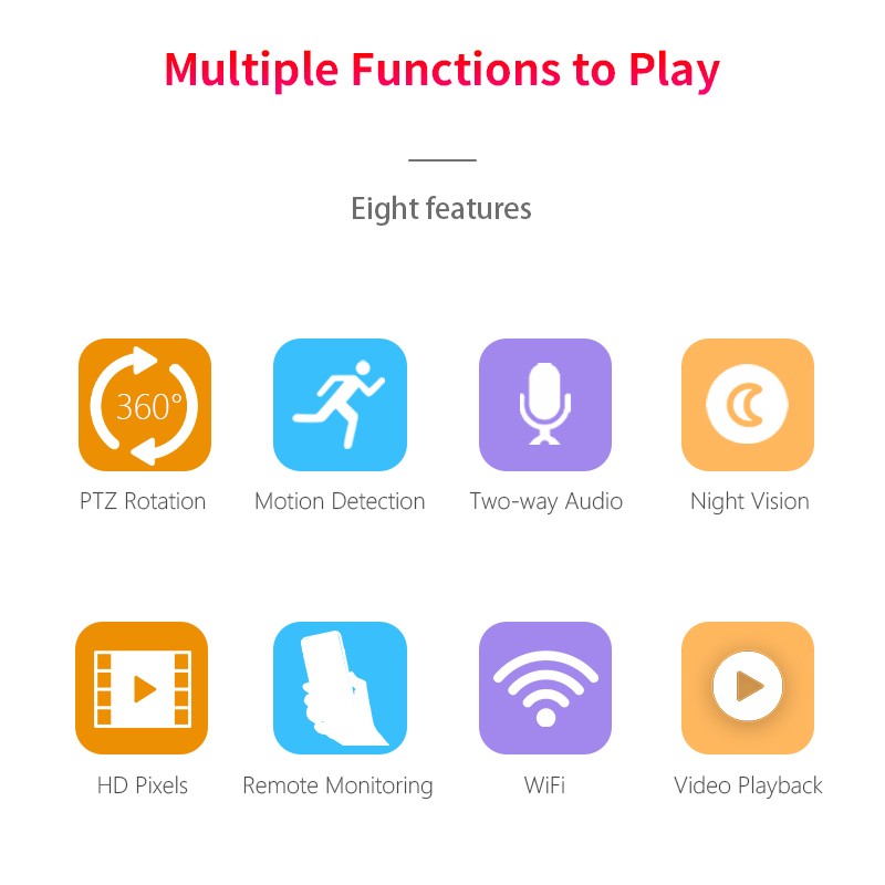 PTZ Camera Manufacturer - 3MP Tuya Motion Detection