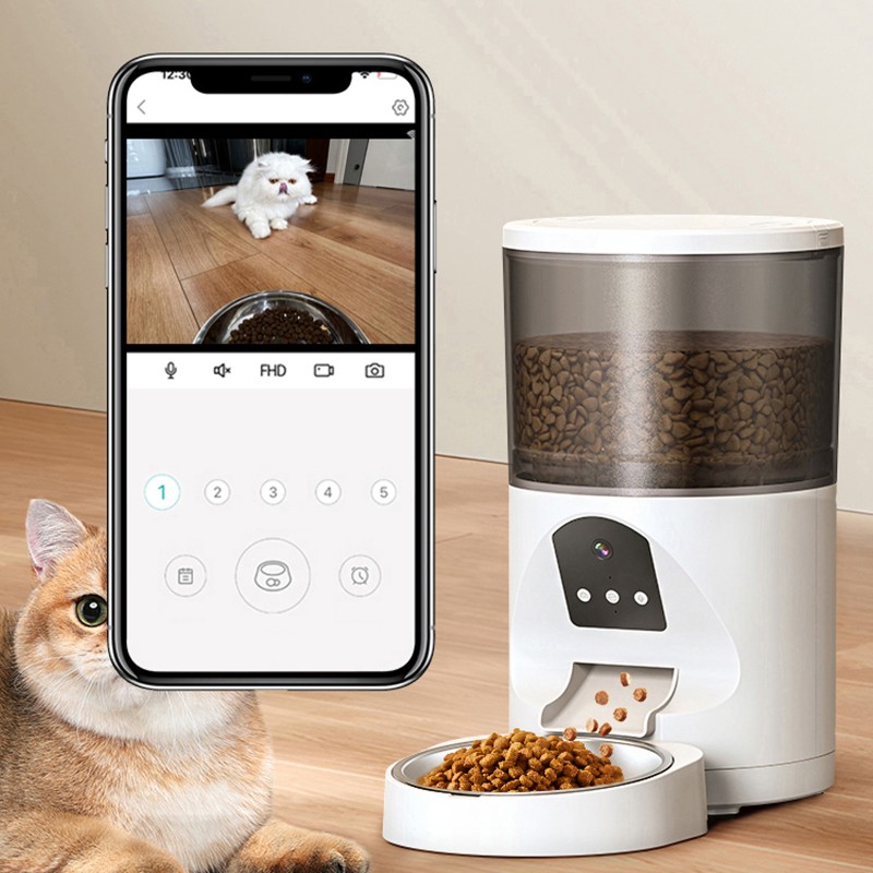 Pet Feeder Manufacturer - 4L Smart Automatic WiFi Camera
