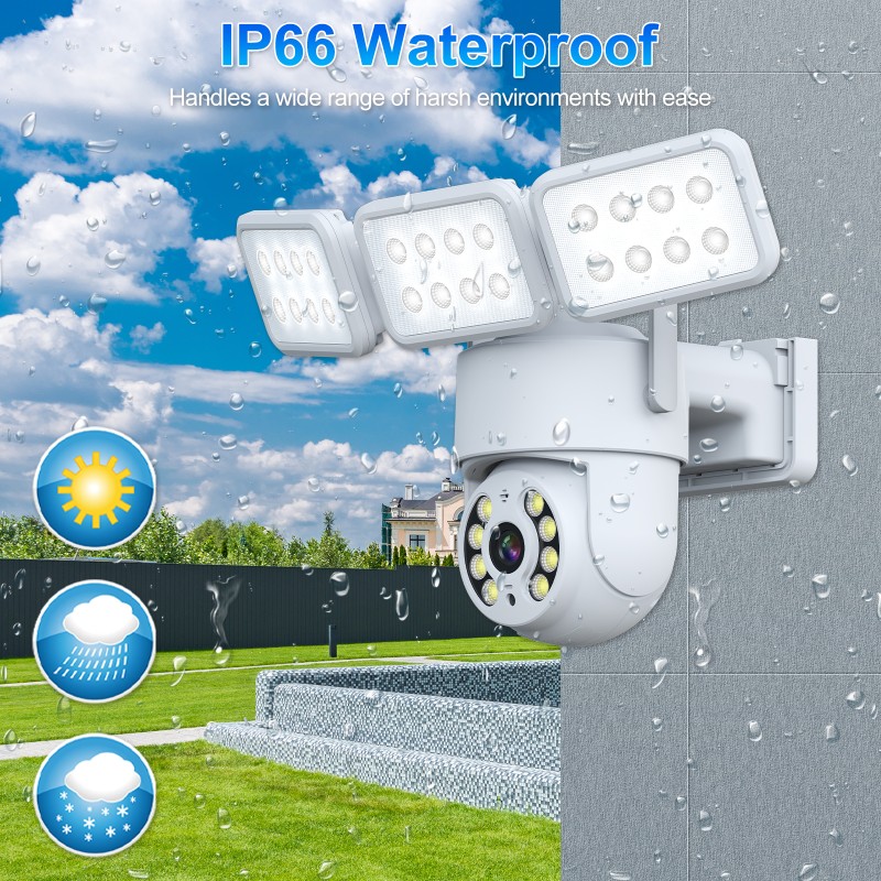Garden Camera Manufacturer - 4MP Outdoor Light Lamp