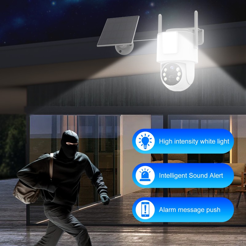 Floodlight Camera Manufacturer - Full HD Night Vision Solar