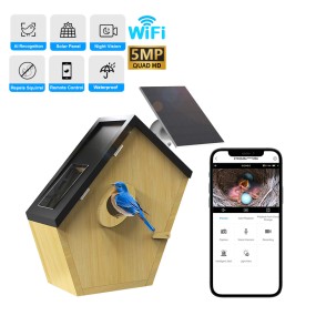Smart Birdhouse Manufacturer - 5MP WiFi Solar IP66