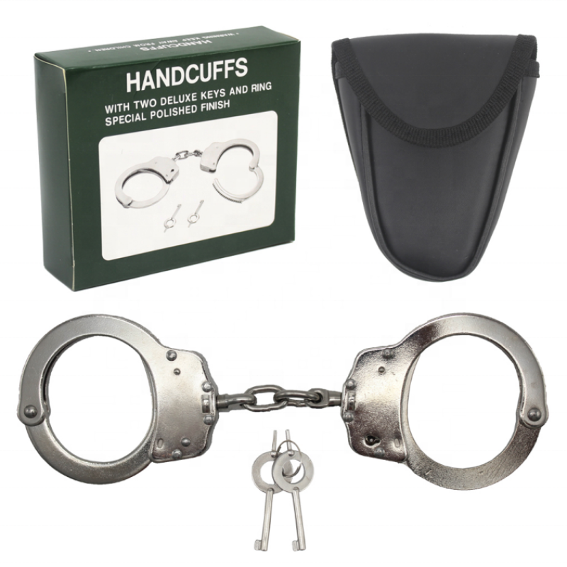 Metal Handcuff Manufacturer - Carbon Steel Material Double