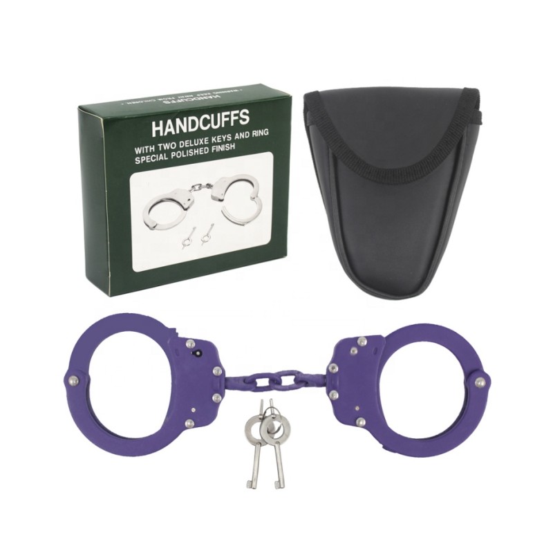 Metal Handcuff Manufacturer - Carbon Steel Material Double