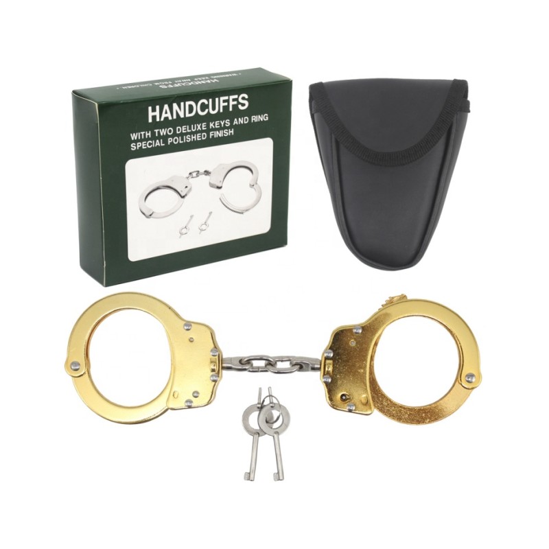 Metal Handcuff Manufacturer - Carbon Steel Material Double