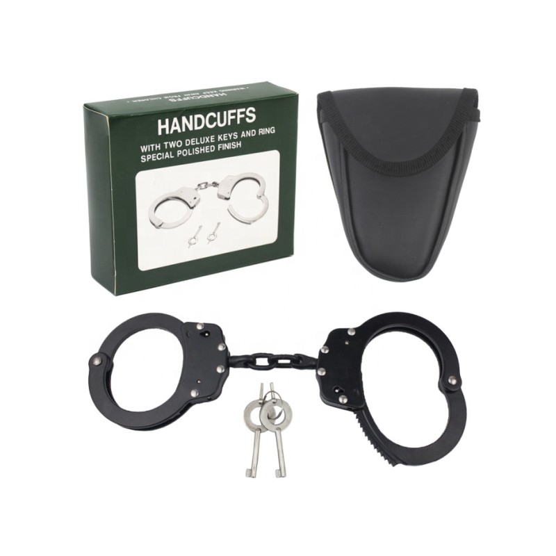 Metal Handcuff Manufacturer - Carbon Steel Material Double