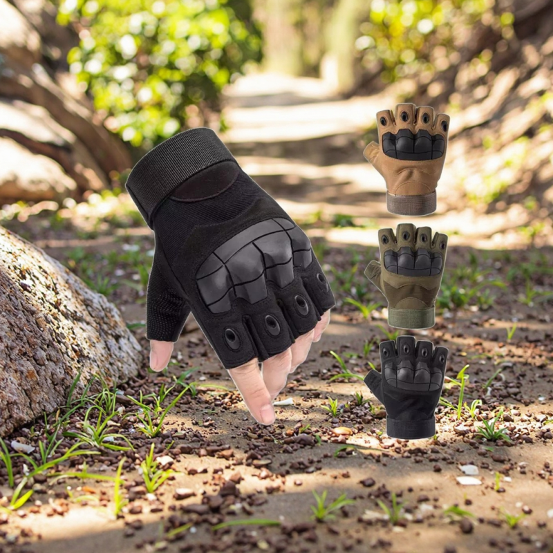 Safety Gloves Manufacturer - Custom Logo Half-Finger