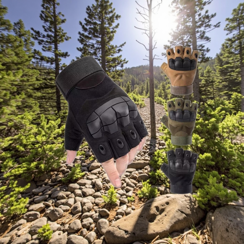 Safety Gloves Manufacturer - Custom Logo Half-Finger