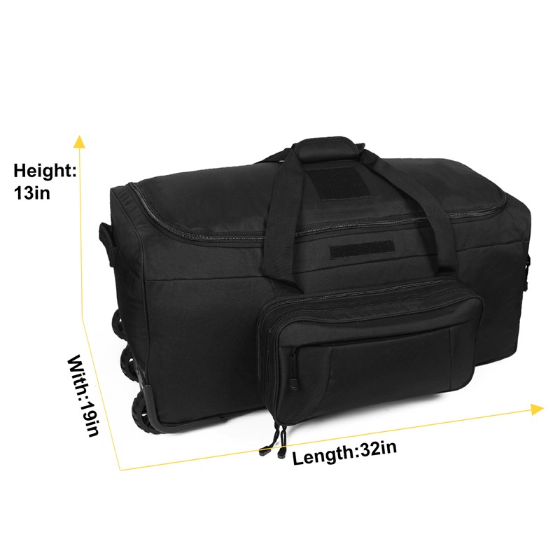 Canvas Duffle Supplier - Nylon Zipper Closure Luggage