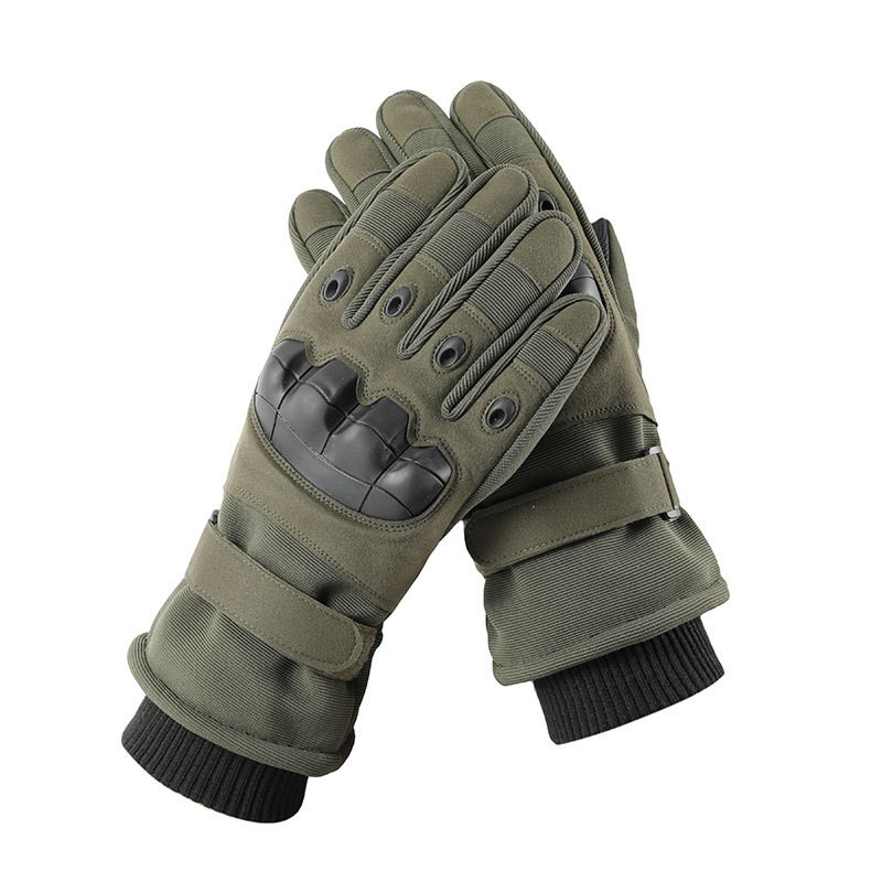Tactical Glove Supplier - Winter Fleece Lined Camouflage