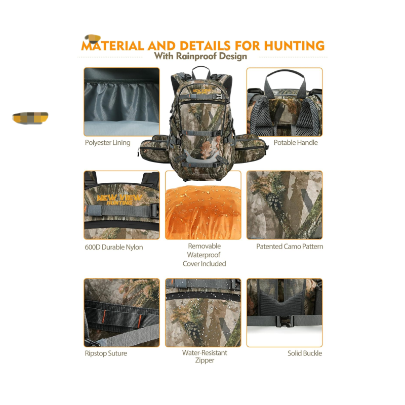 Hunting Backpack Factory - Leaf Camo Suspension System